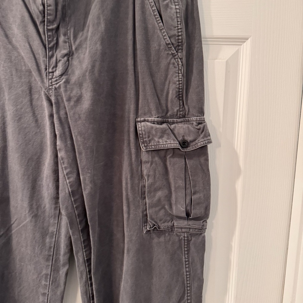 Madewell vintage Men's Gray cargo pant Adjustable Waist 32x29.5" Relaxed‎ Fit